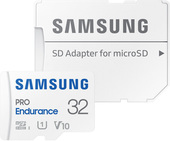 PRO Endurance+ microSDHC 32GB (с адаптером)