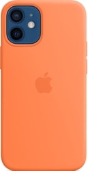 MagSafe Silicone Case для iPhone 12 mini (кумкват)