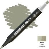 Brush Двусторонний GG5 SMB-GG5 (серый/зеленый 5)