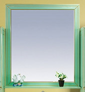 Зеркало Vena - 120 (салатовый)