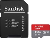 Ultra microSDXC SDSQUAR-512G-GN6MA 512GB (с адаптером)