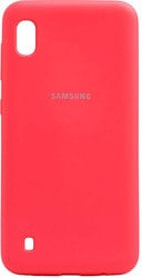 Soft-Touch для Samsung Galaxy A70 (неоново-розовый)
