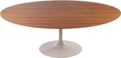 Eero Saarinen Style Tulip Table (белый/орех)