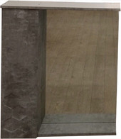 Шкаф с зеркалом Soty4_700_PVС (бетон)
