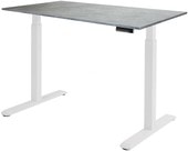 Electric Desk 1380x800x18 мм (бетон чикаго светло-серый/белый)