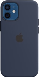 MagSafe Silicone Case для iPhone 12 mini (темный ультрамарин)
