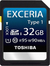Toshiba EXCERIA Type 1 SDHC UHS-I U1 Class 10 32GB (SD-X32T1(BL7)