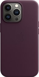 MagSafe Leather Case для iPhone 13 Pro (темная вишня)