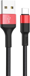 X26 USB Type-A - USB Type-C (1 м, черный/красный)