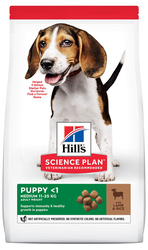 Science Plan Puppy Medium для щенков средних пород для поддержания сильного иммунитета, с ягненком и рисом 12 кг