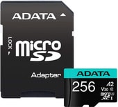 Premier Pro AUSDX256GUI3V30SA2-RA1 microSDXC 256GB (с адаптером)