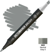 Brush Двусторонний NG5 SMB-NG5 (нейтральный серый 5)