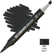Brush Двусторонний TG1 SMB-TG1 (тонированный серый 1)