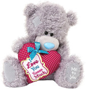 Мишка Teddy с сердечком Love You Sooo Much (20 см) [G01W3438]