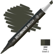 Brush Двусторонний GG2 SMB-GG2 (серый/зеленый 2)