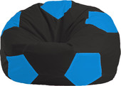 Мяч М1.1-395 (черный/голубой)