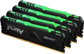 FURY Beast RGB 4x16GB DDR4 PC4-25600 KF432C16BB1AK4/64