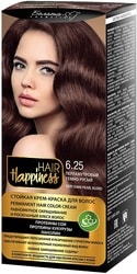 Hair Happiness Стойкая 6.25 перламутровый темно-русый