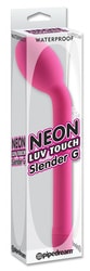 Тонкий вибратор Neon Luv Touch Slender G pink