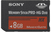 Memory Stick PRO-HG Duo HX 8 Гб (MSHX8BT)