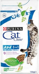 Cat Chow 3 в 1 с высоким содержанием индейки 1.5 кг