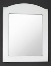 Прованс 65 Зеркало Белый с серебряной патиной