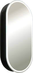 Шкаф с зеркалом Soho-Black 500x1000 LED-00002613