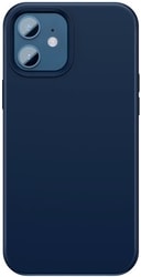 Liquid Silica Gel для iPhone 12 mini (синий)