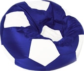 Мяч оксфорд (синий электрик/белый, L, smart balls)