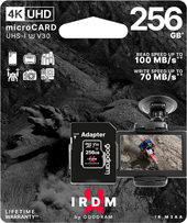 IRDM microSDXC IR-M3AA-2560R12 256GB (с адаптером)