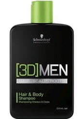 3D Men Hair & Body Shampoo 250 мл
