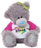Мишка Teddy в розовой майке Special Friend (18 см) [G01W3539]