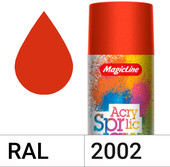 оранжево-красная RAL 2002 265 г