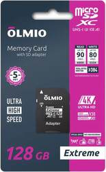 microSDXC 256GB Extreme UHS-I (U3)