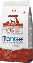 All Breeds Puppy & Junior Monoprotein Lamb and Rice (для щенков всех пород с ягненком и рисом) 2.5 кг