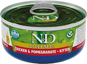 N&D Prime Chicken & Pomegranate Kitten (с курицей и гранатом для котят) 70 г