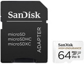 High Endurance microSDXC SDSQQNR-064G-GN6IA 64GB (с адаптером)