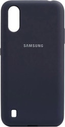 Soft-Touch для Samsung Galaxy J6 Plus J610 2018 (тем/синий)