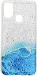 Aquarelle для Samsung Galaxy A21s (голубой)