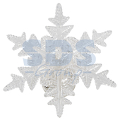Снежинка Морозко на присоске [501-027]