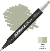 Brush Двусторонний GG6 SMB-GG6 (серый/зеленый 6)