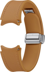 D-Buckle Hybrid Eco-Leather для Samsung Galaxy Watch6 (M/L, коричневый)