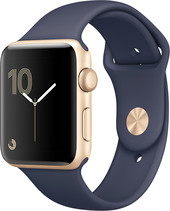 Watch Series 2 42mm Gold with Midnight Blue Sport Band [MQ152]