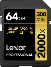Professional 2000x SDXC LSD2000064G-BNNNG 64GB