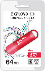 Exployd 570 64GB (красный) [EX-64GB-570]