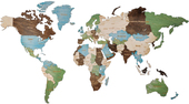 Карта мира XXL 3138 (1 уровень, multicolor)