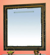 Зеркало Fresko - 75 (черный краколет)