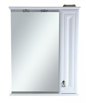 Шкаф с зеркалом Лувр 60 R (Белый)