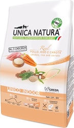 Unico Indoor с курицей, рисом и морковью 350 г