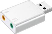 USB Hi-Fi3D 2.1/7.1 (серебристый, без кабеля)